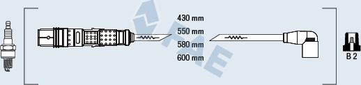 FAE 85871 - Ignition Cable Kit autospares.lv