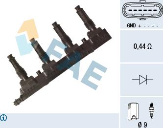 FAE 80350 - Ignition Coil autospares.lv