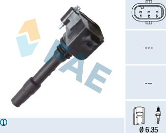 FAE 80384 - Ignition Coil autospares.lv