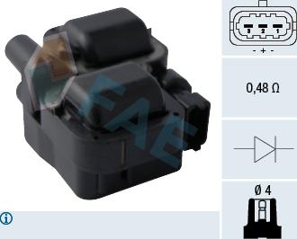FAE 80294 - Ignition Coil autospares.lv