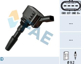 FAE 80249 - Ignition Coil autospares.lv