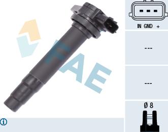 FAE 80244 - Ignition Coil autospares.lv