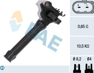 FAE 80254 - Ignition Coil autospares.lv