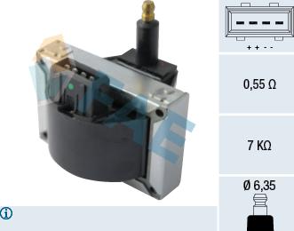 FAE 80260 - Ignition Coil autospares.lv
