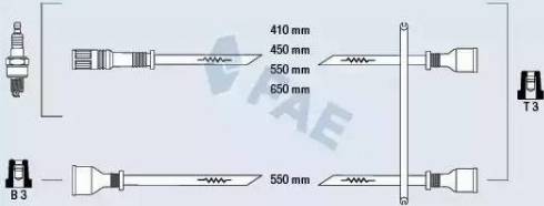 FAE 83910 - Ignition Cable Kit autospares.lv