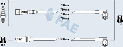 FAE 83979 - Ignition Cable Kit autospares.lv