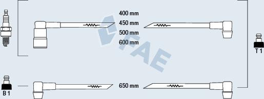 FAE 83190 - Ignition Cable Kit autospares.lv