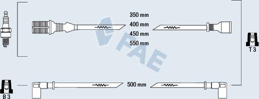 FAE 83810 - Ignition Cable Kit autospares.lv