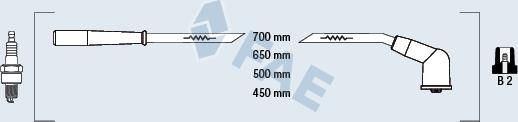 FAE 83266 - Ignition Cable Kit autospares.lv