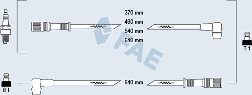 FAE 83230 - Ignition Cable Kit autospares.lv