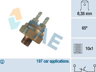 FAE 35440 - Temperature Switch, intake manifold preheating autospares.lv