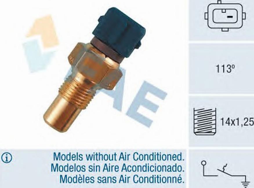 FAE 35600 - Sensor, coolant temperature autospares.lv