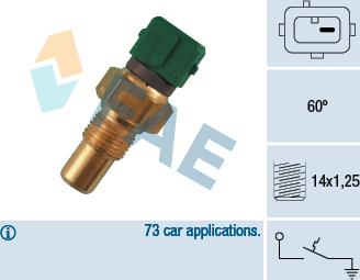 FAE 35610 - Sensor, coolant temperature autospares.lv
