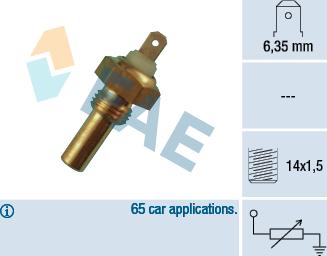 FAE 31290 - Sensor, coolant temperature autospares.lv