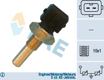 FAE 33410 - Sensor, coolant temperature autospares.lv