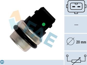 FAE 33620 - Sensor, coolant temperature autospares.lv