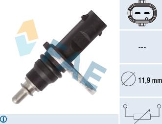 FAE 33894 - Sensor, coolant temperature autospares.lv