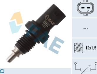 FAE 33892 - Sensor, coolant temperature autospares.lv