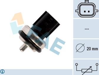 FAE 33811 - Sensor, coolant temperature autospares.lv