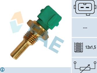 FAE 33360 - Sensor, coolant temperature autospares.lv