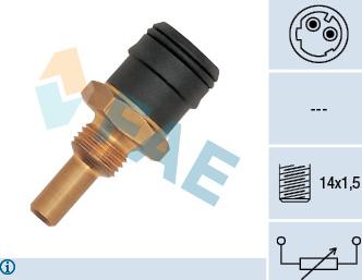 FAE 33280 - Sensor, coolant temperature autospares.lv