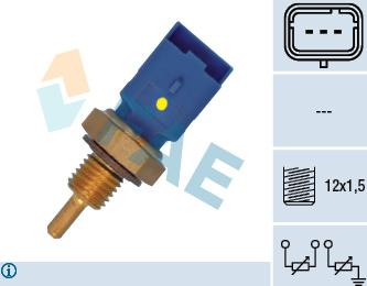 FAE 33795 - Sensor, coolant temperature autospares.lv