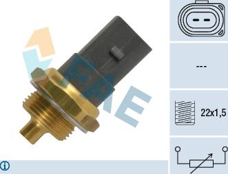 FAE 33786 - Sensor, coolant temperature autospares.lv