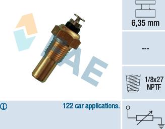 FAE 32070 - Sensor, coolant temperature autospares.lv