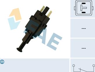 FAE 24500 - Brake Light Switch / Clutch autospares.lv