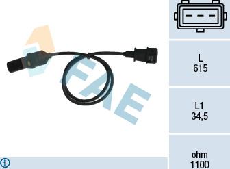 FAE 79005 - Sensor, crankshaft pulse autospares.lv