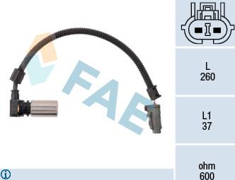 FAE 79086 - RPM Sensor, automatic transmission autospares.lv