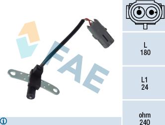 FAE 79144 - Sensor, crankshaft pulse autospares.lv