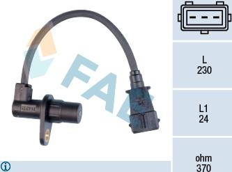 FAE 79154 - Sensor, crankshaft pulse autospares.lv