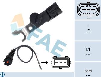 FAE 79167 - Sensor, camshaft position autospares.lv