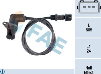 FAE 79103 - Sensor, crankshaft pulse autospares.lv