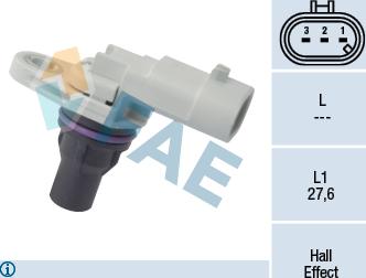 FAE 79171 - Sensor, camshaft position autospares.lv