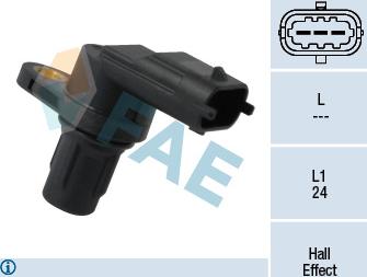 FAE 79350 - Sensor, camshaft position autospares.lv