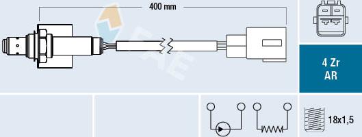 FAE 75654 - Lambda Sensor autospares.lv