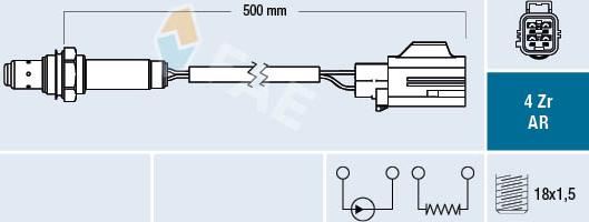 FAE 75614 - Lambda Sensor autospares.lv