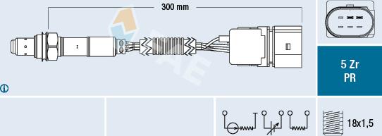 FAE 75048 - Lambda Sensor autospares.lv