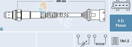 FAE 77621 - Lambda Sensor autospares.lv