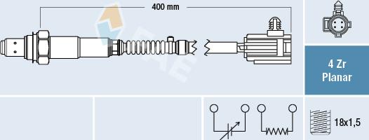 FAE 77676 - Lambda Sensor autospares.lv