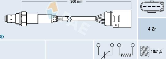 FAE 77197 - Lambda Sensor autospares.lv