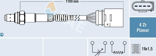 FAE 77143 - Lambda Sensor autospares.lv