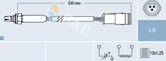 FAE 77358 - Lambda Sensor autospares.lv