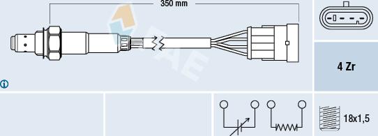 FAE 77217 - Lambda Sensor autospares.lv