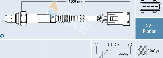 FAE 77284 - Lambda Sensor autospares.lv