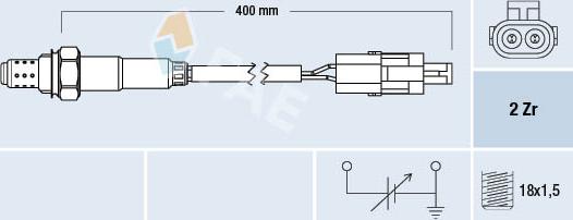 FAE 77773 - Lambda Sensor autospares.lv