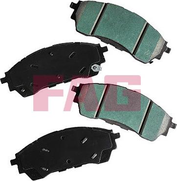 FAG 898 5002 10 - Brake Pad Set, disc brake autospares.lv