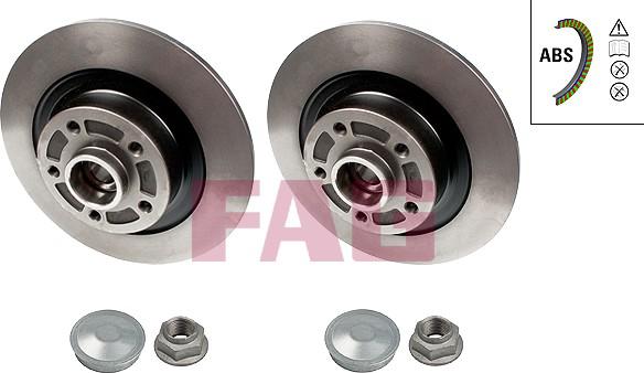 FAG 713 5310 50 - Brake Disc autospares.lv